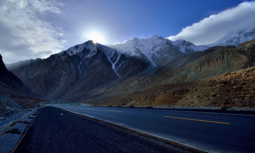 点击大图看下一张：新疆帕米尔高原风景图片