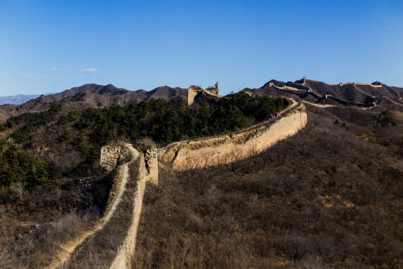 点击大图看下一张：北京蟠龙山长城风景图片