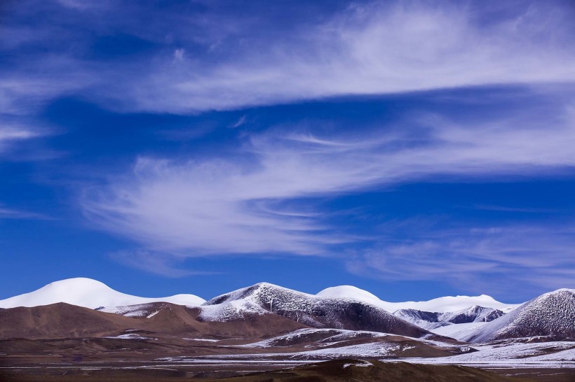 点击大图看下一张：西藏普若岗日冰川风景图片