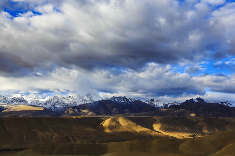 点击大图看下一张：西藏普兰风景图片