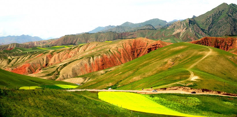 点击大图看下一张：青海门源风景图片