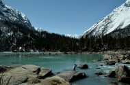 西藏然乌湖风景图片_18张