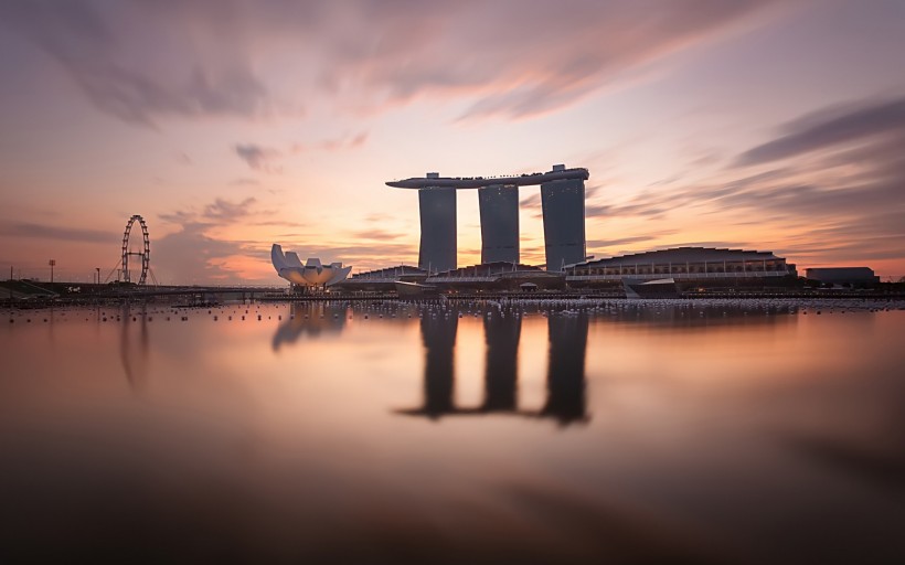 点击大图看下一张：新加坡城市风景图片