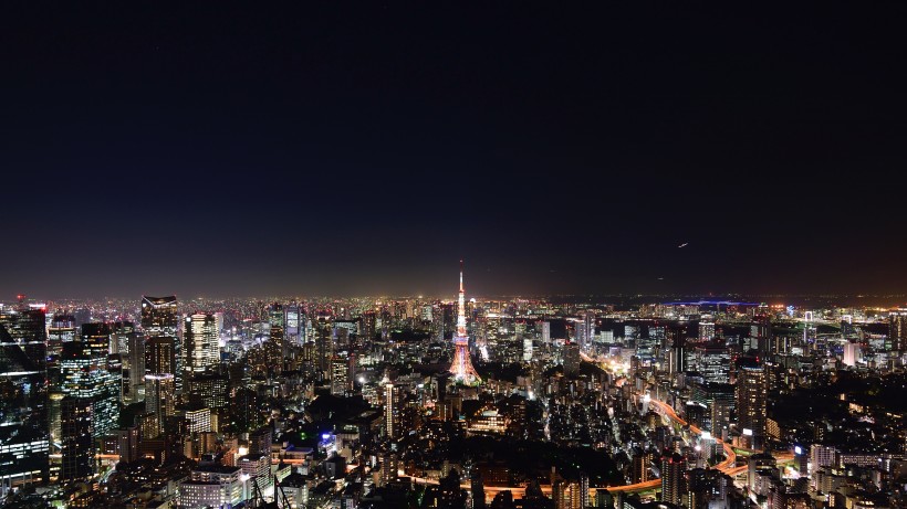 点击大图看下一张：日本东京城市风景图片