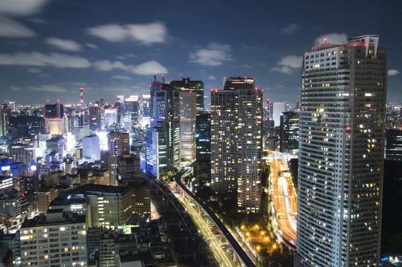 点击大图看下一张：日本东京的夜景图片