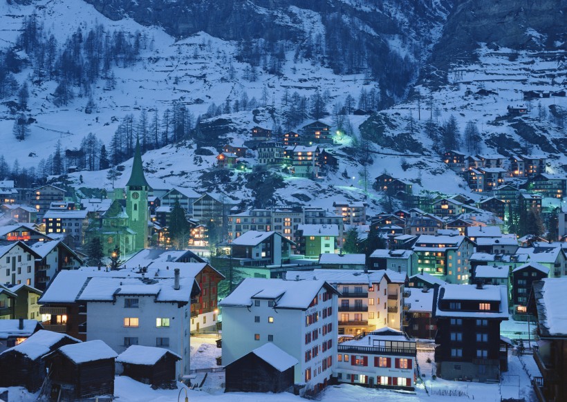 点击大图看下一张：瑞士建筑风景图片