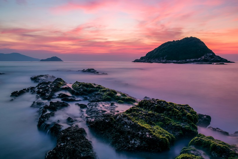 点击大图看下一张：广东惠州盐洲岛风景图片