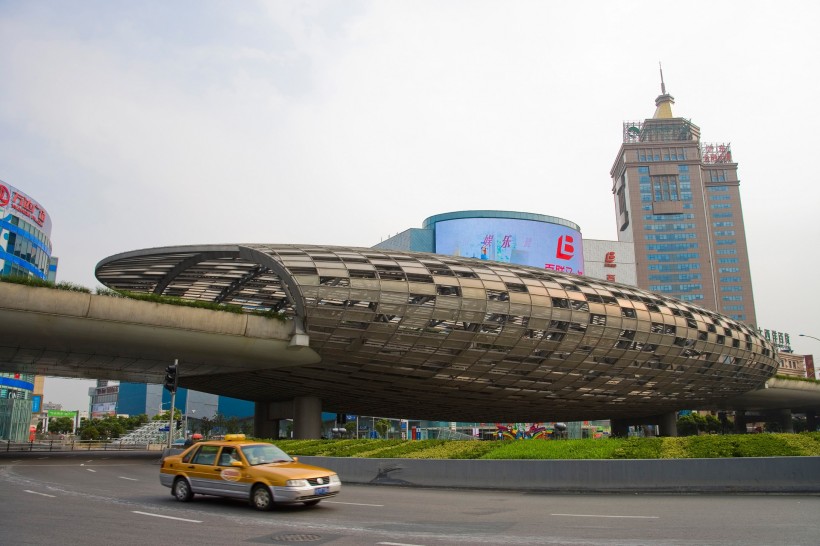 点击大图看下一张：上海五角场立交桥图片