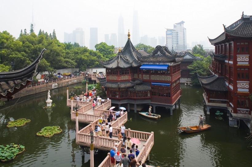 点击大图看下一张：上海豫园及城隍庙图片