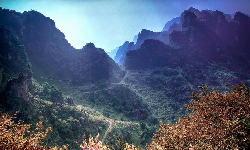 点击大图看下一张：山西陵川王莽岭风景图片