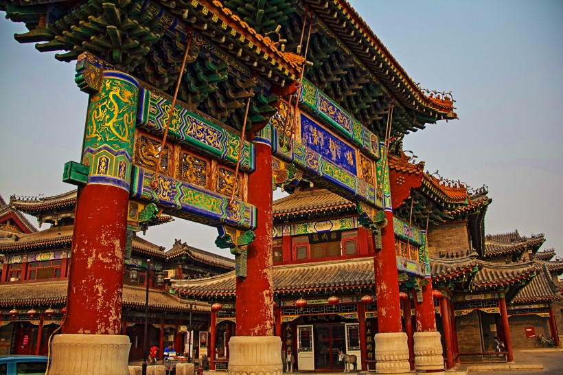 点击大图看下一张:天津杨柳青石家大院风景图片