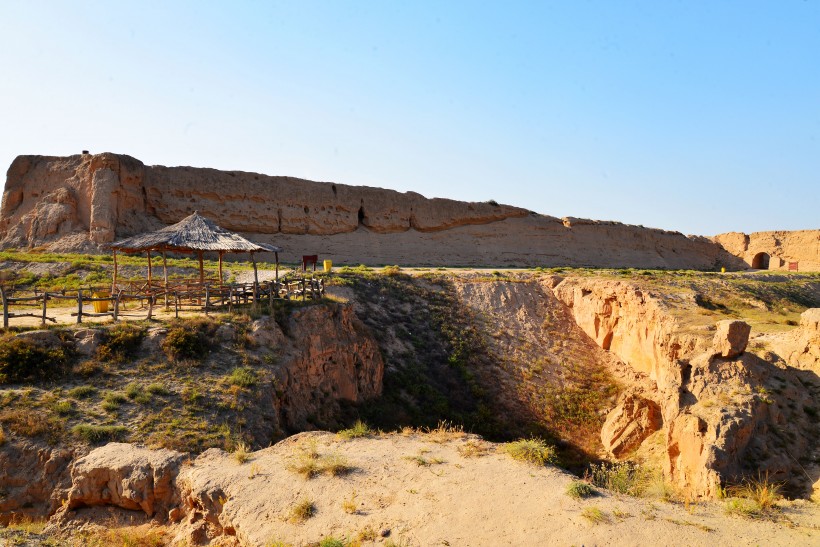 点击大图看下一张：宁夏水洞沟古人类文化遗址图片