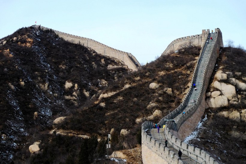 点击大图看下一张：北京八达岭水关长城风景图片