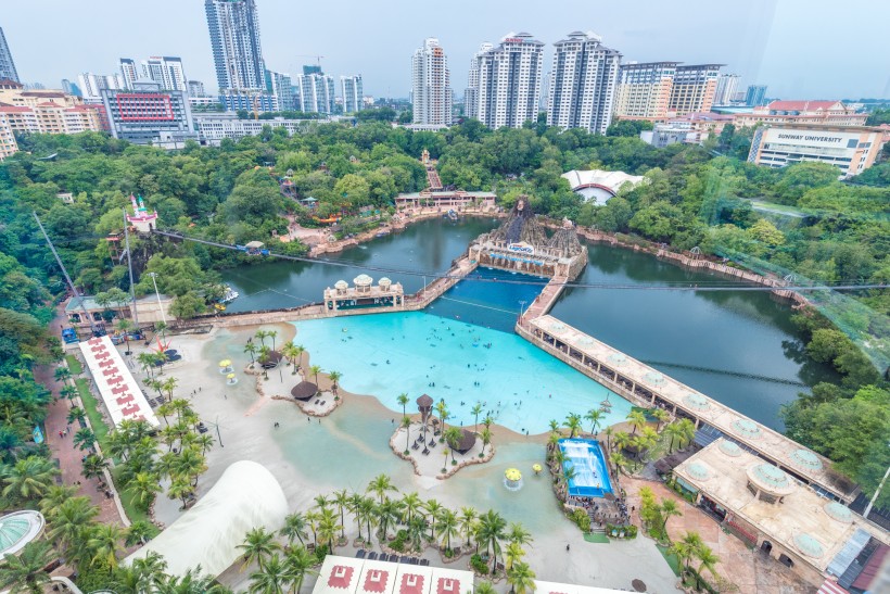 点击大图看下一张：马来西亚水上乐园风景图片