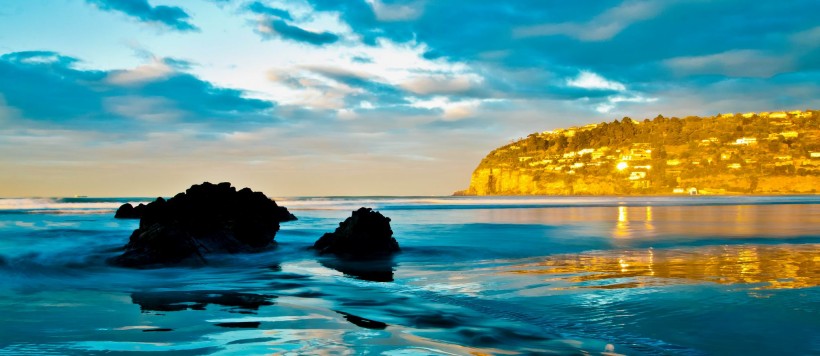 点击大图看下一张：新西兰珊姆娜风景图片