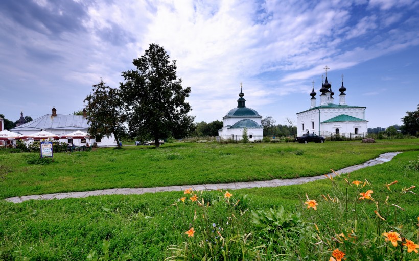 点击大图看下一张：俄罗斯小镇苏兹达尔风景图片
