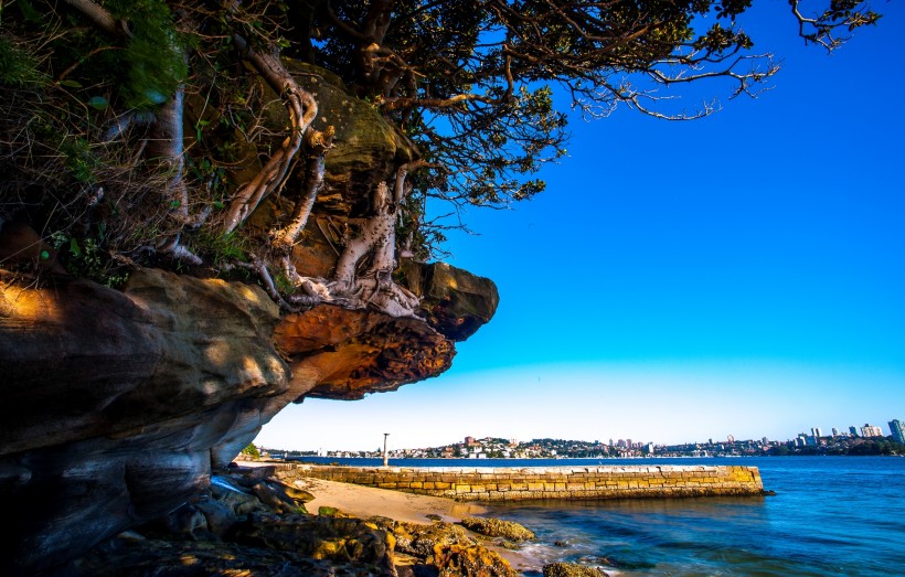 点击大图看下一张：澳大利亚悉尼港湾风景图片