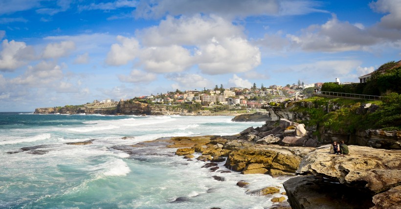 点击大图看下一张：澳大利亚悉尼海岸风景图片
