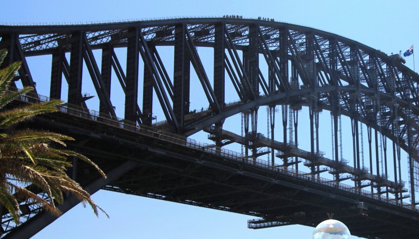 点击大图看下一张：悉尼海港大桥风景图片
