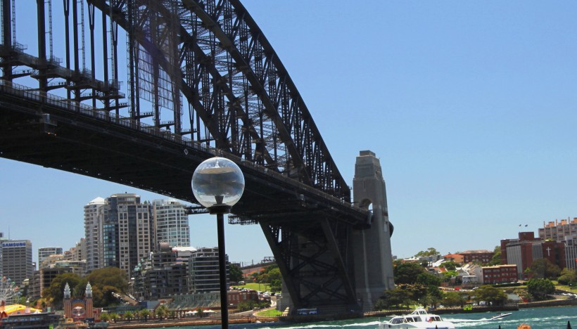 点击大图看下一张：悉尼海港大桥风景图片