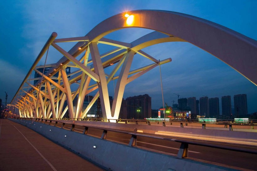 点击大图看下一张：天津北安桥图片