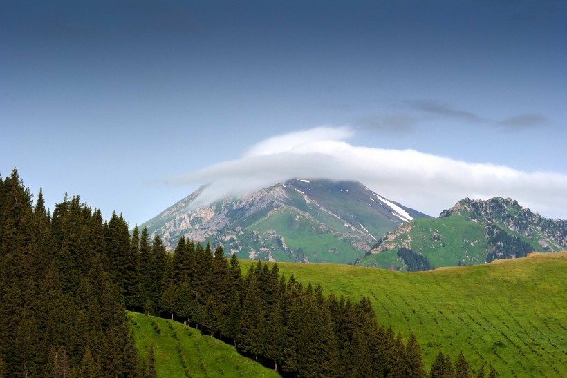 点击大图看下一张：新疆天山风景图片