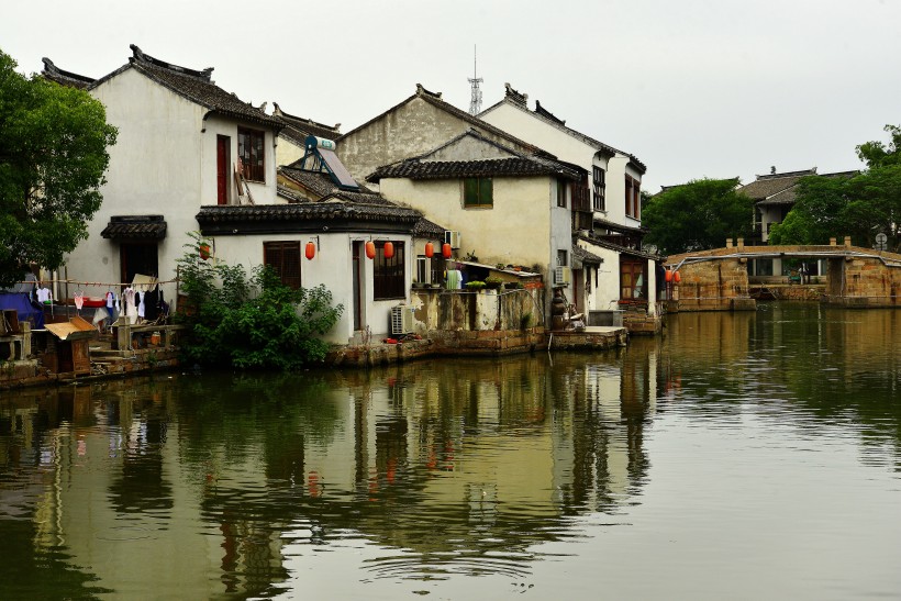 点击大图看下一张：江苏苏州同里古镇风景图片
