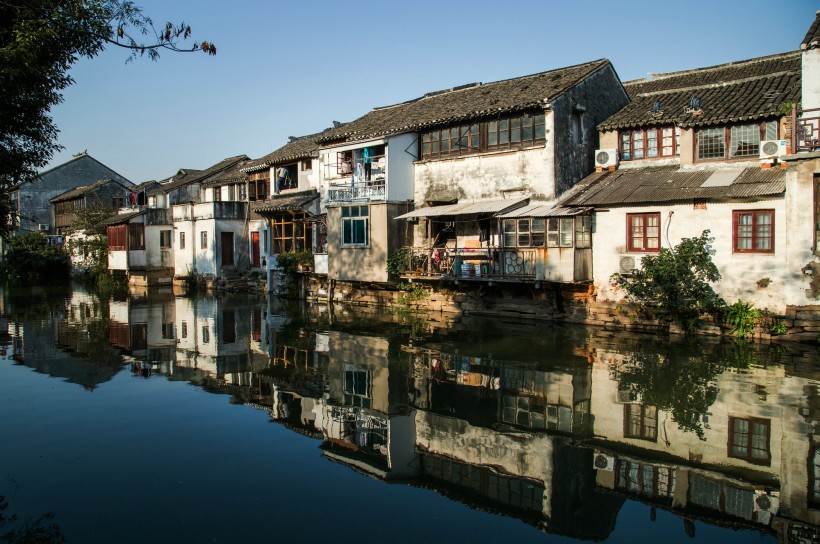 点击大图看下一张：江苏同里镇风景图片