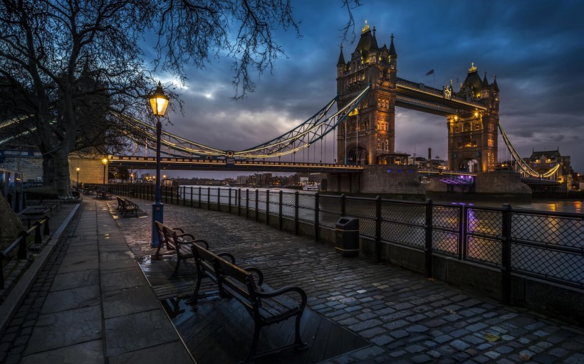 点击大图看下一张：伦敦塔桥风景图片