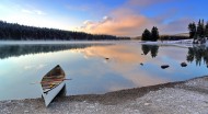 加拿大双杰克湖风景图片_10张