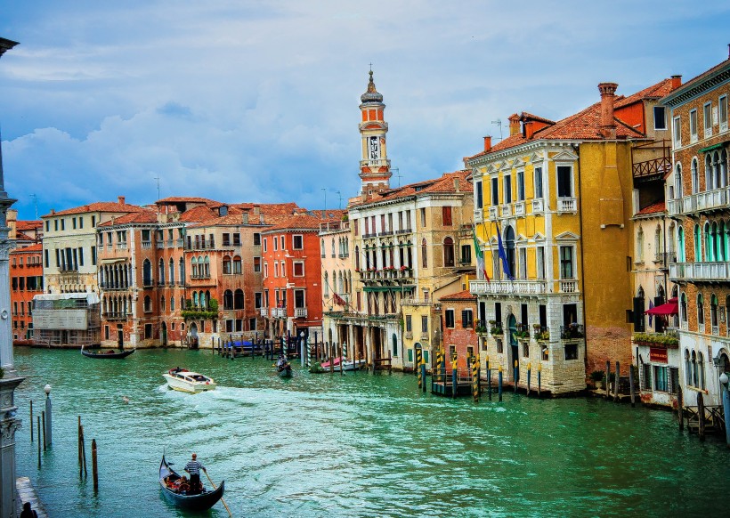 点击大图看下一张：意大利威尼斯水城风景图片