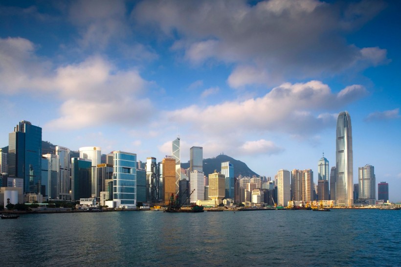 点击大图看下一张：香港维多利亚港图片