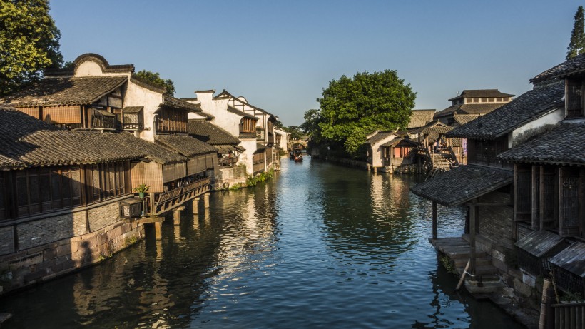 点击大图看下一张：浙江乌镇风景图片