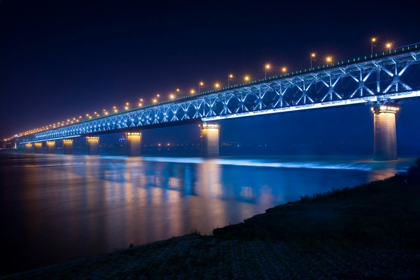 点击大图看下一张：武汉长江大桥图片