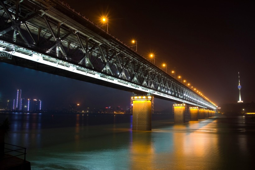点击大图看下一张：武汉长江大桥图片