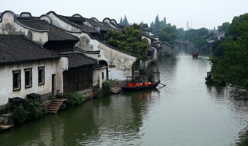 点击大图看下一张：浙江乌镇西栅风景图片