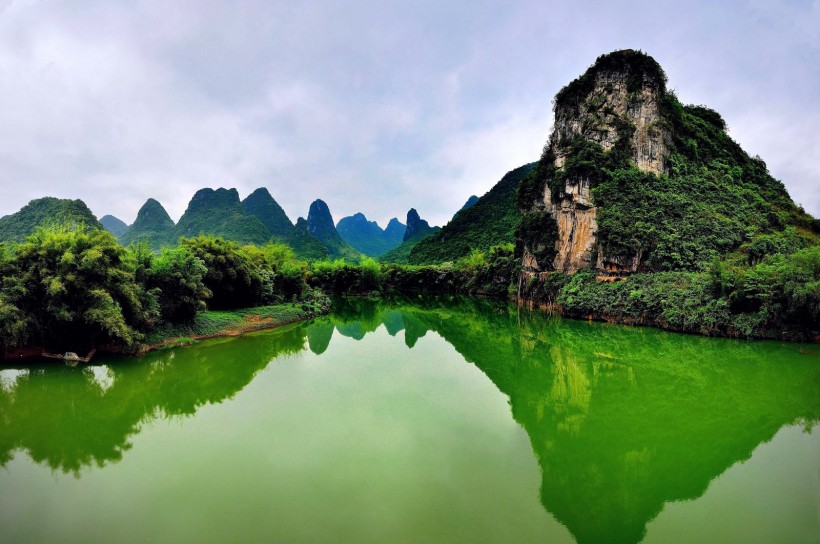 点击大图看下一张：广西宜州祥贝乡风景图片