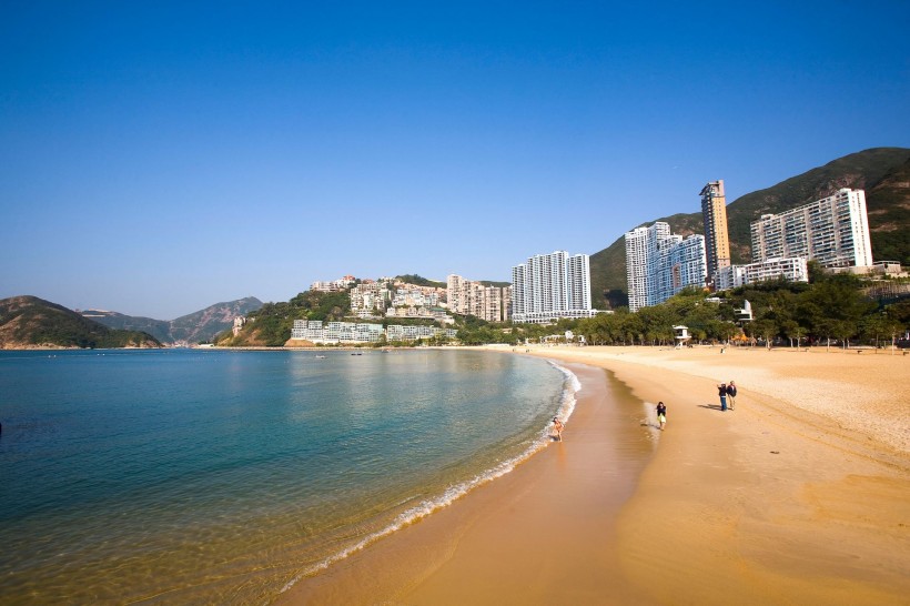 点击大图看下一张：香港浅水湾风景图片