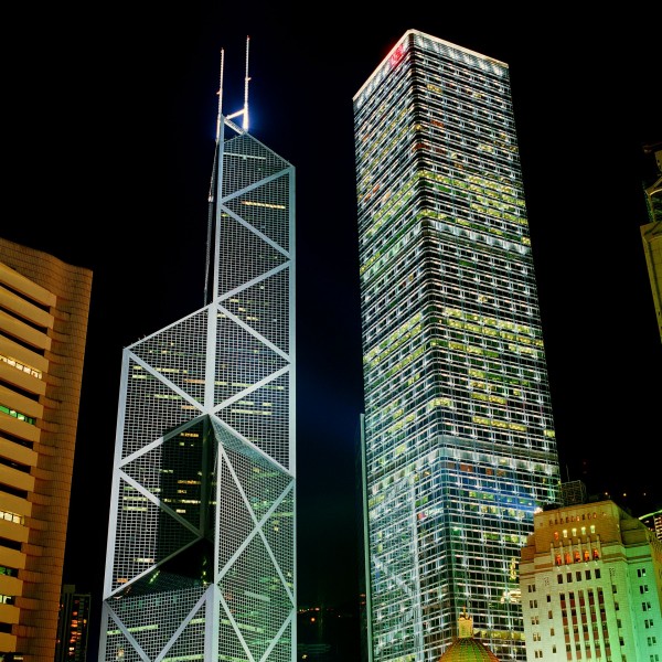 点击大图看下一张：香港夜景图片