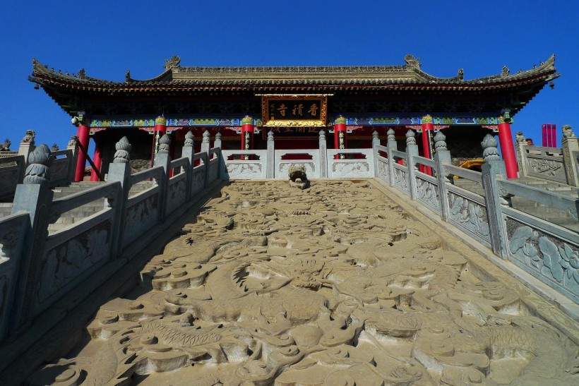 点击大图看下一张：陕西西安香积寺风景图片