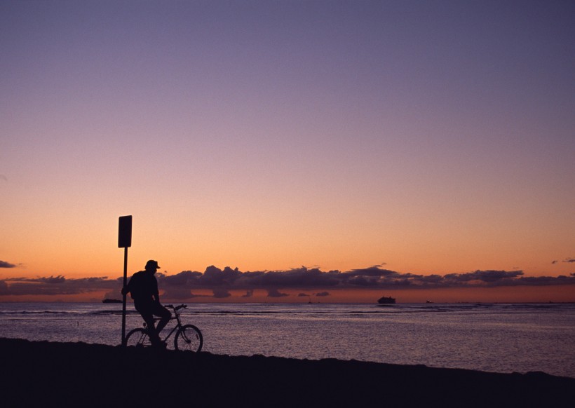 点击大图看下一张：夏威夷的黄昏美景图片