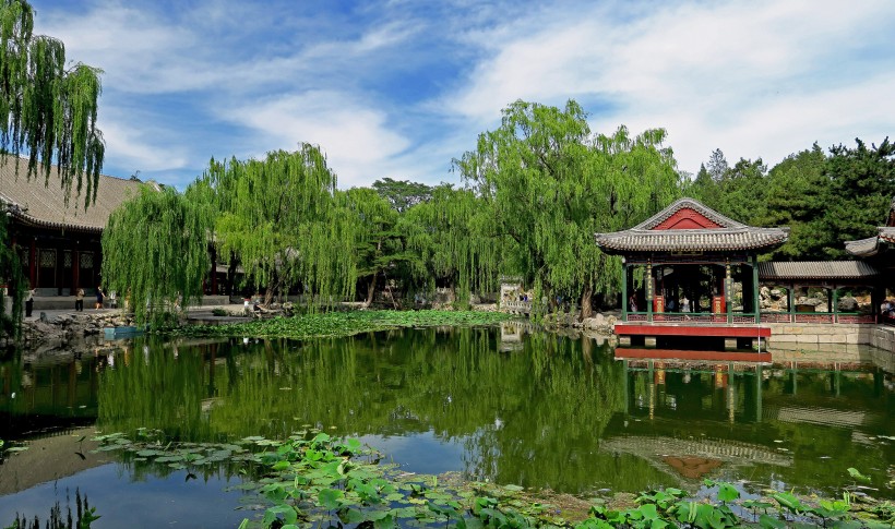 点击大图看下一张：颐和园中园谐趣园风景图片