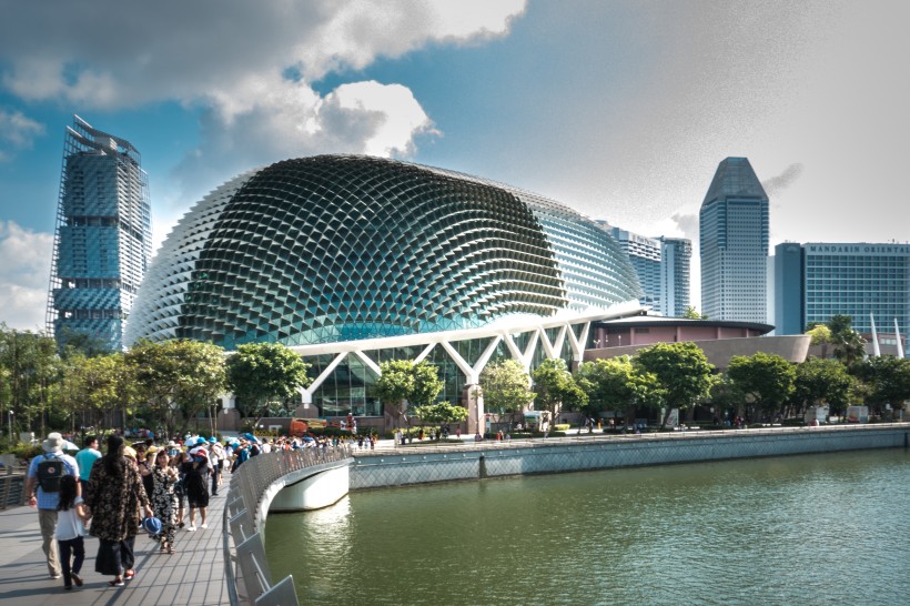 点击大图看下一张：新加坡建筑风景图片
