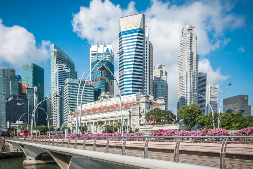 点击大图看下一张：新加坡建筑风景图片