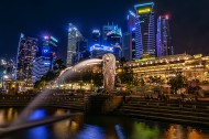 新加坡优美城市夜景图片_14张