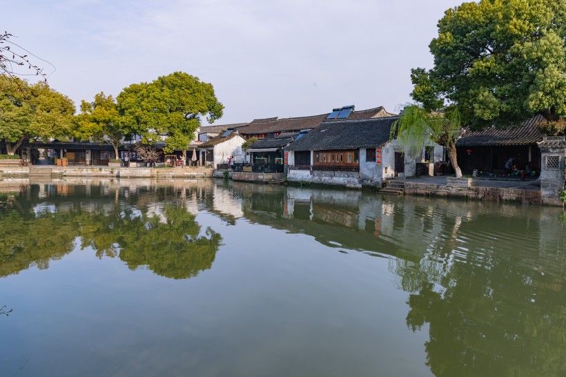 点击大图看下一张：浙江嘉善西塘古镇风景图片