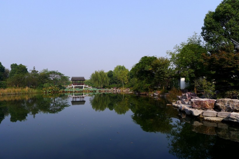 点击大图看下一张：浙江杭州西溪湿地风景图片