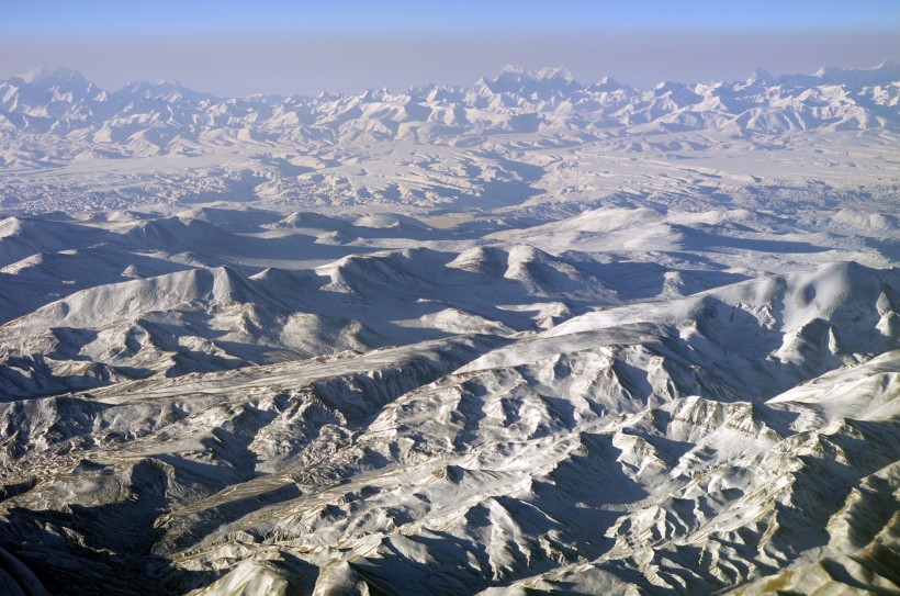 点击大图看下一张：西藏山脉风景图片