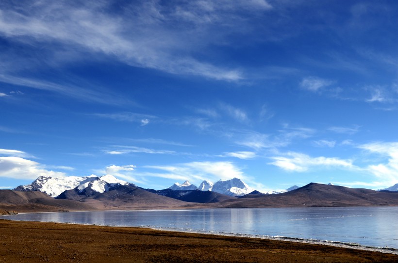 点击大图看下一张：西藏普莫雍错风景图片