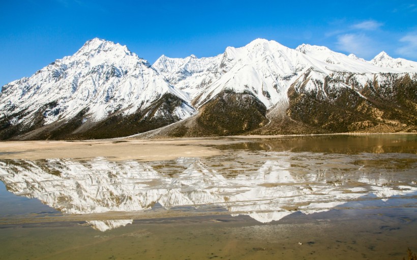 点击大图看下一张：西藏然乌湖风景图片